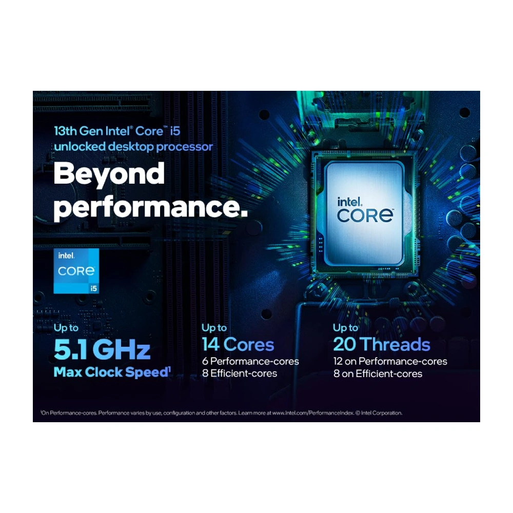 Intel Processor 13th Gen i5-13600K 2.6GHz (CPU Fan Require) view 4
